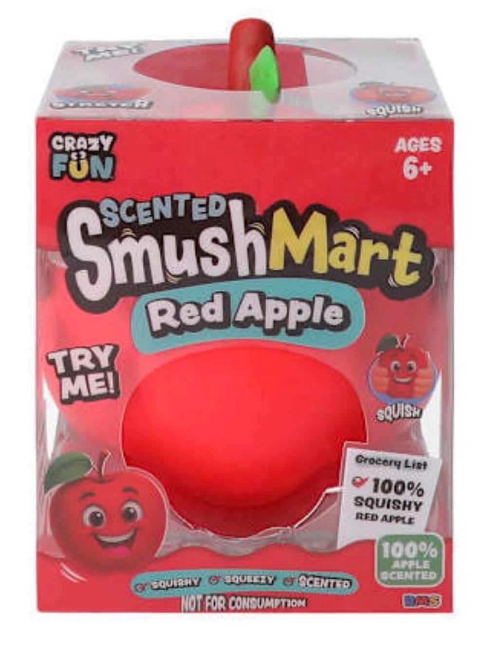 SmushMart Red Apple Scented Squishy Toy